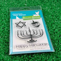 Lawn Fawn Happy Hanukkah stamp set